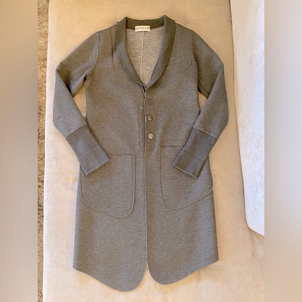 Rebecca King “Techno Coat Charcoal”